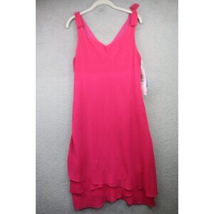 Megan Lee Pink Sleeveless Midi Dress-Size 16-Fairy-NWT-Feminine